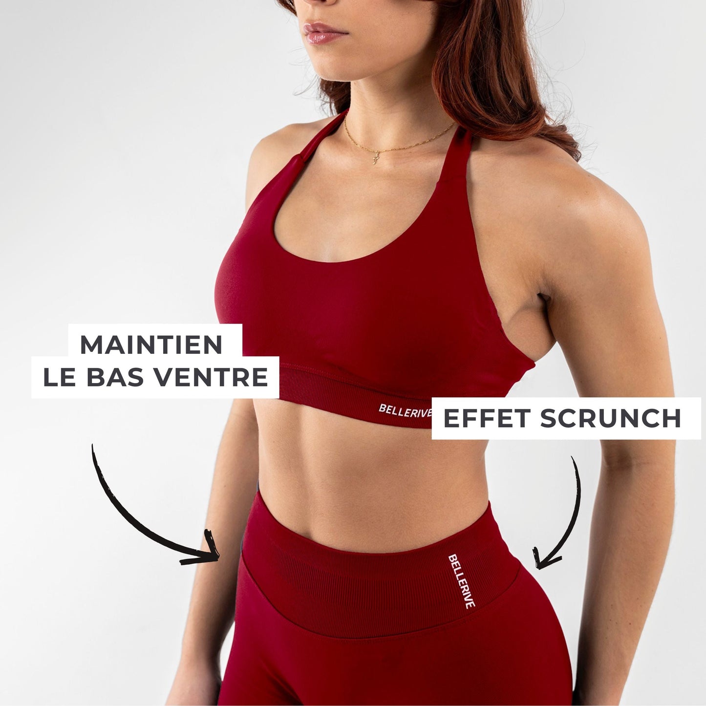 Tummy-flattening set - Red