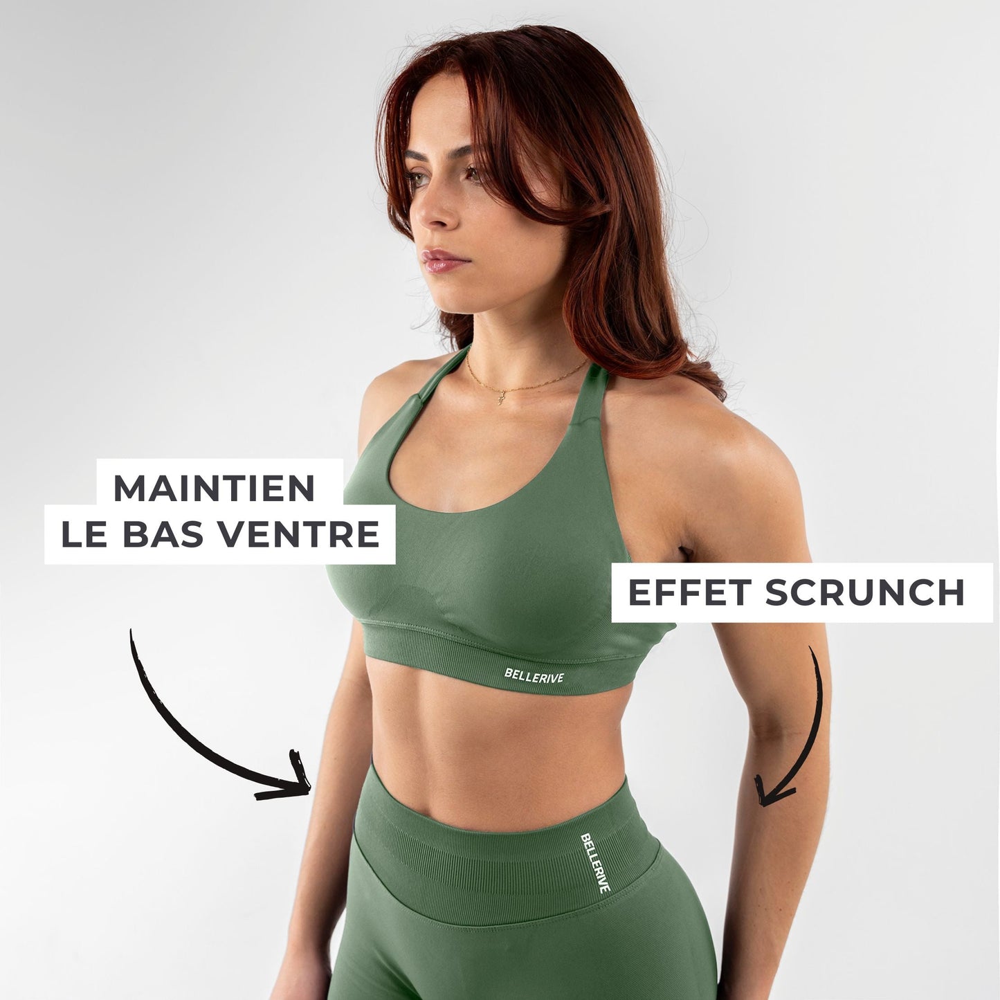 Tummy-flattening set - Green