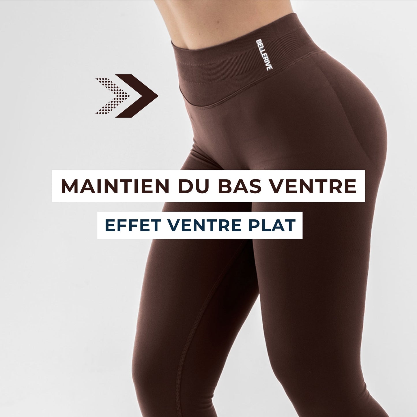 Tummy-flattening set - Brown