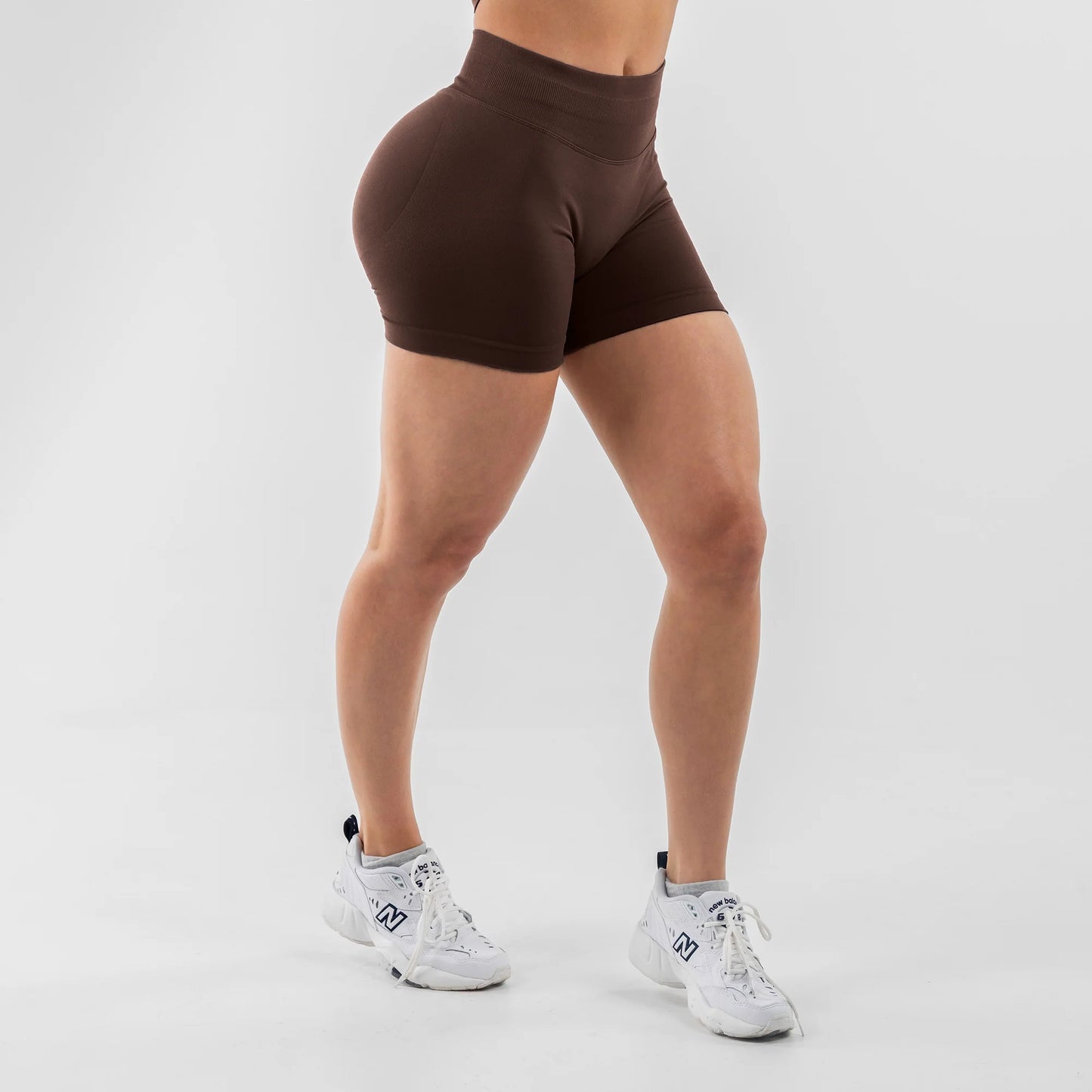 Brown Tummy-Control Shorts