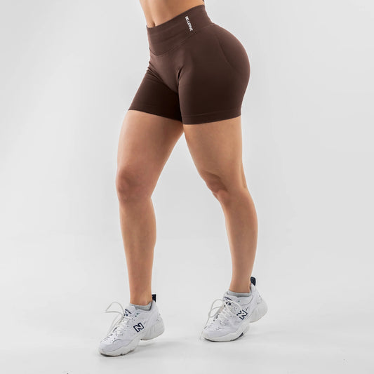 Brown Tummy-Control Shorts