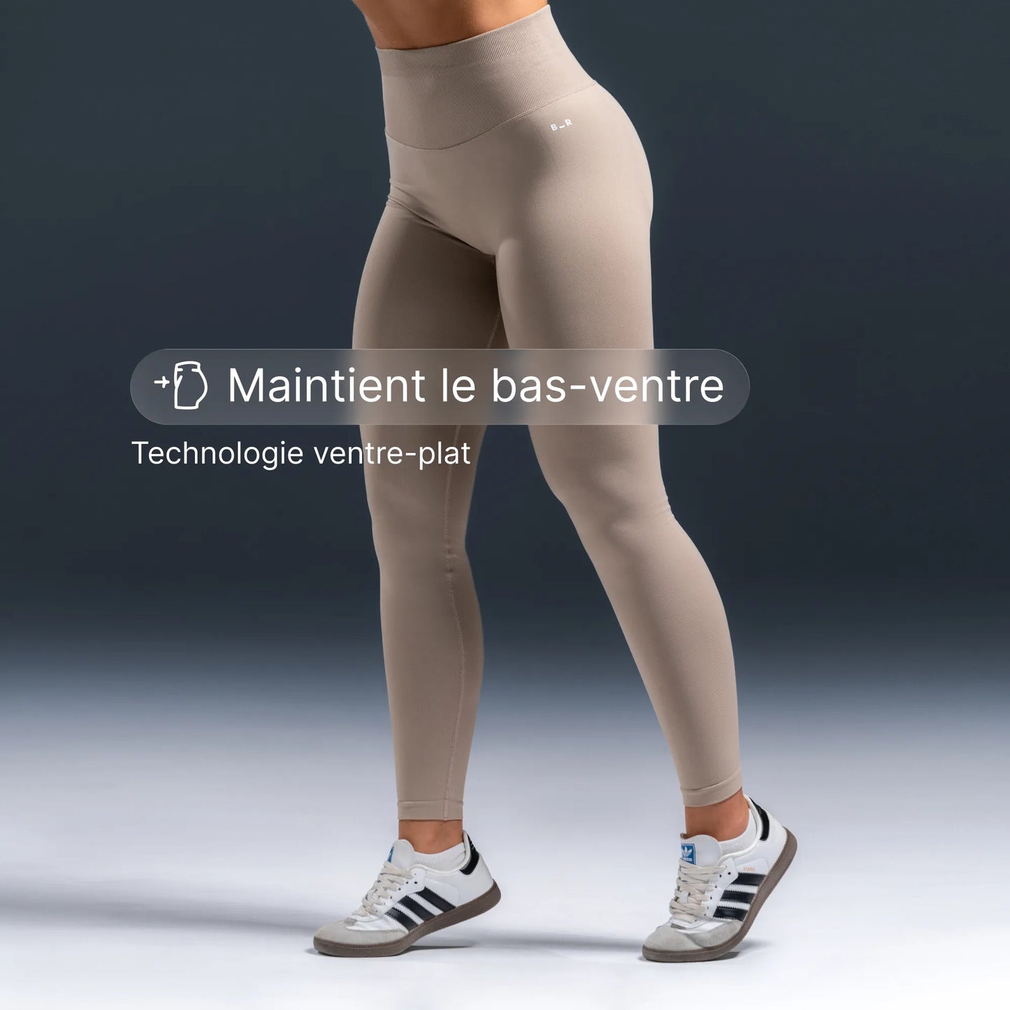 Scrunchless Legging - Latte