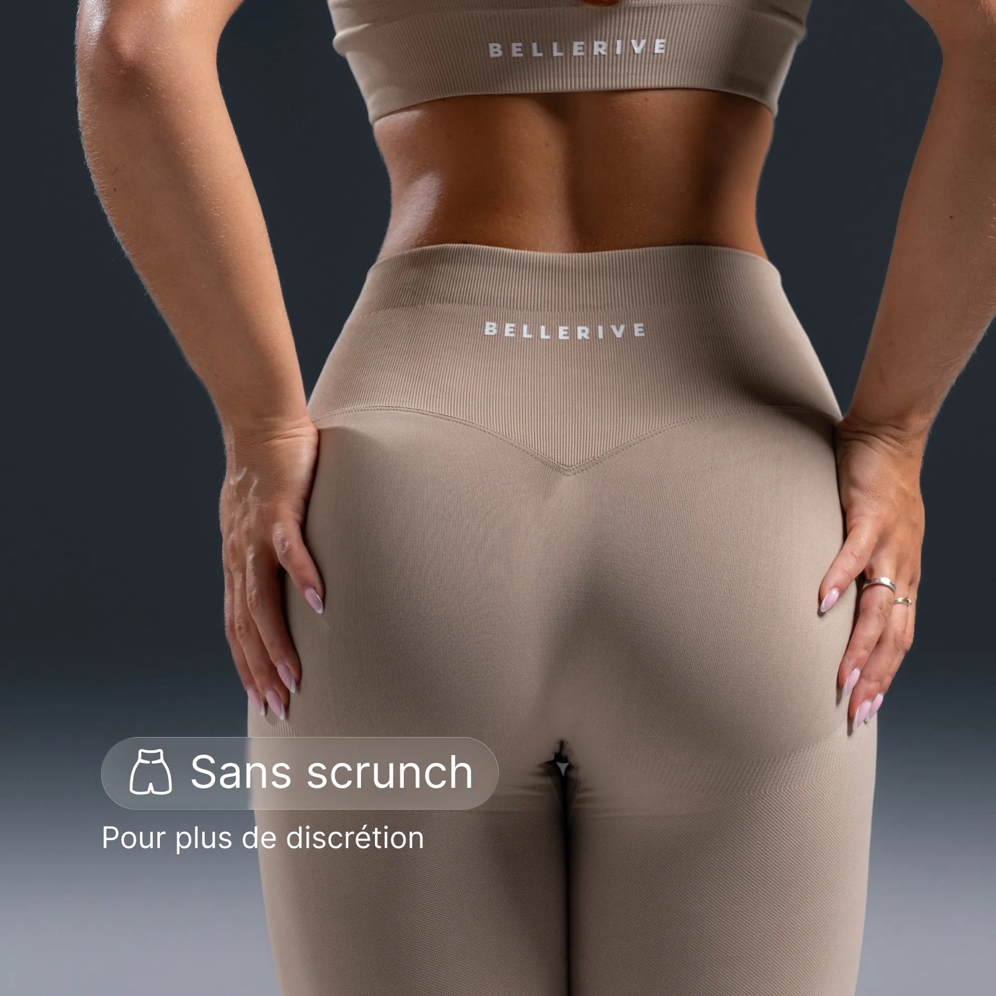 Scrunchless Legging - Latte