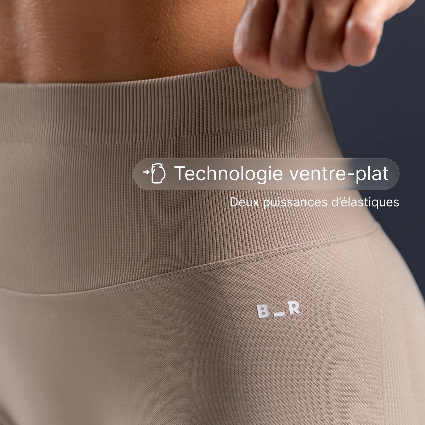 Scrunchless Legging - Latte