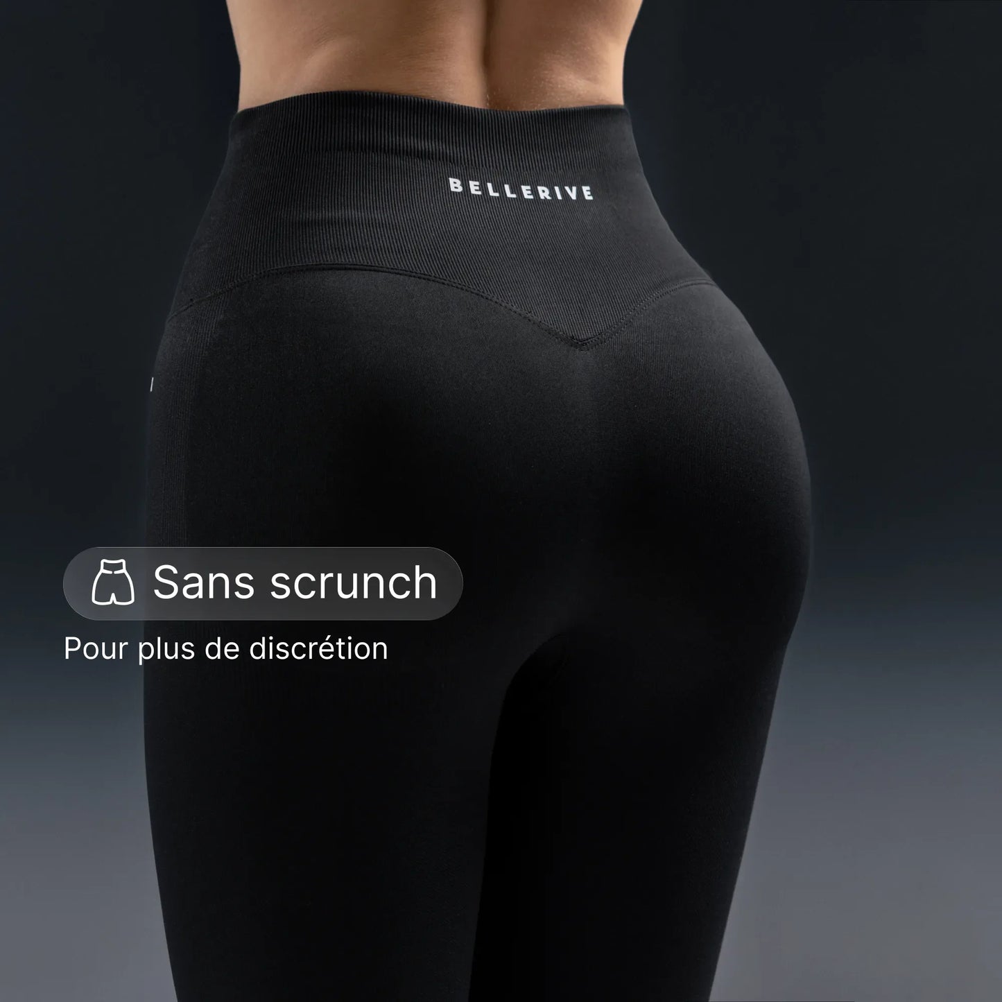 Scrunchless Legging - Charcoal