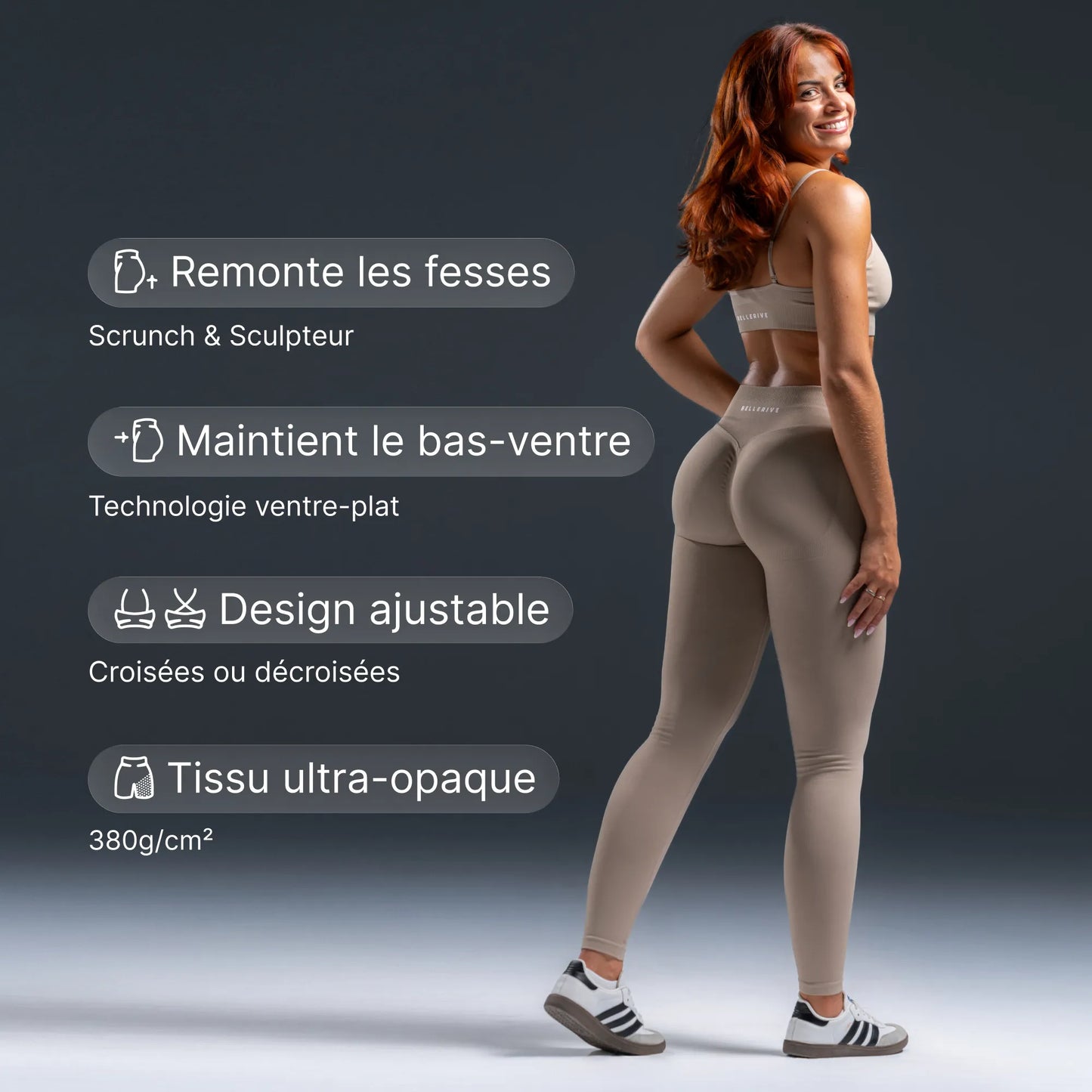 Belly-flat set v2 - Latte