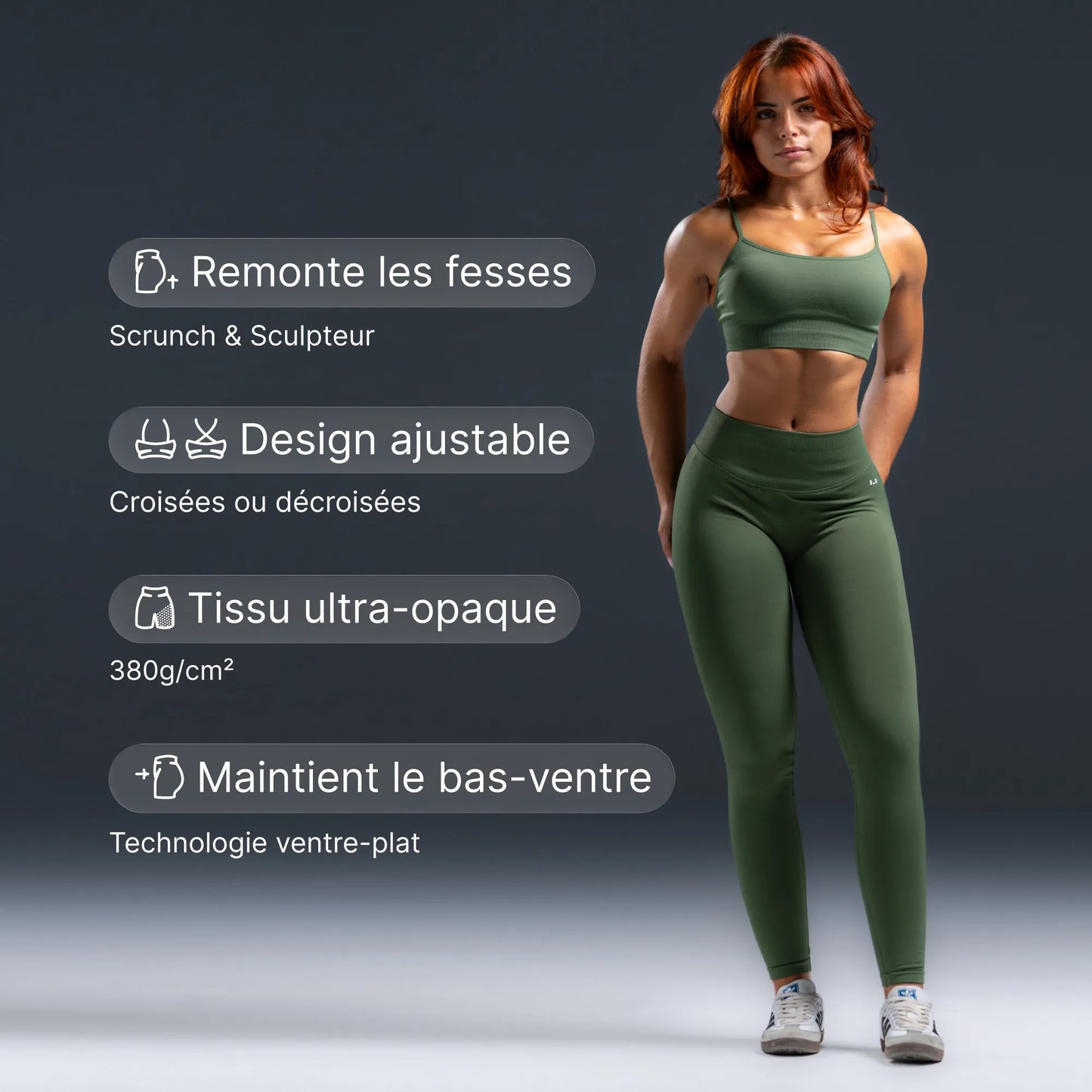 Belly-flat set v2 - Matcha