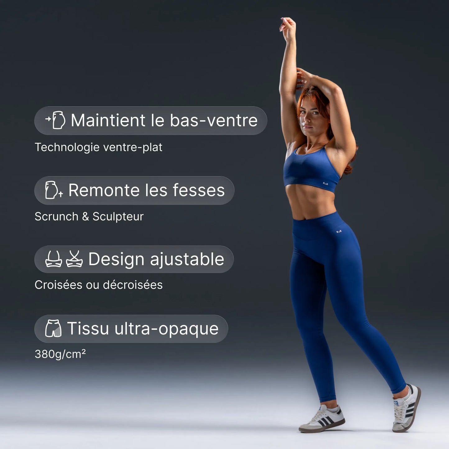 Belly-flat set v2 - Blueberry