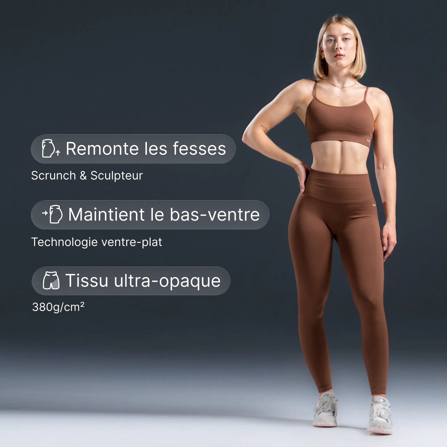 Legging Top - Cacao