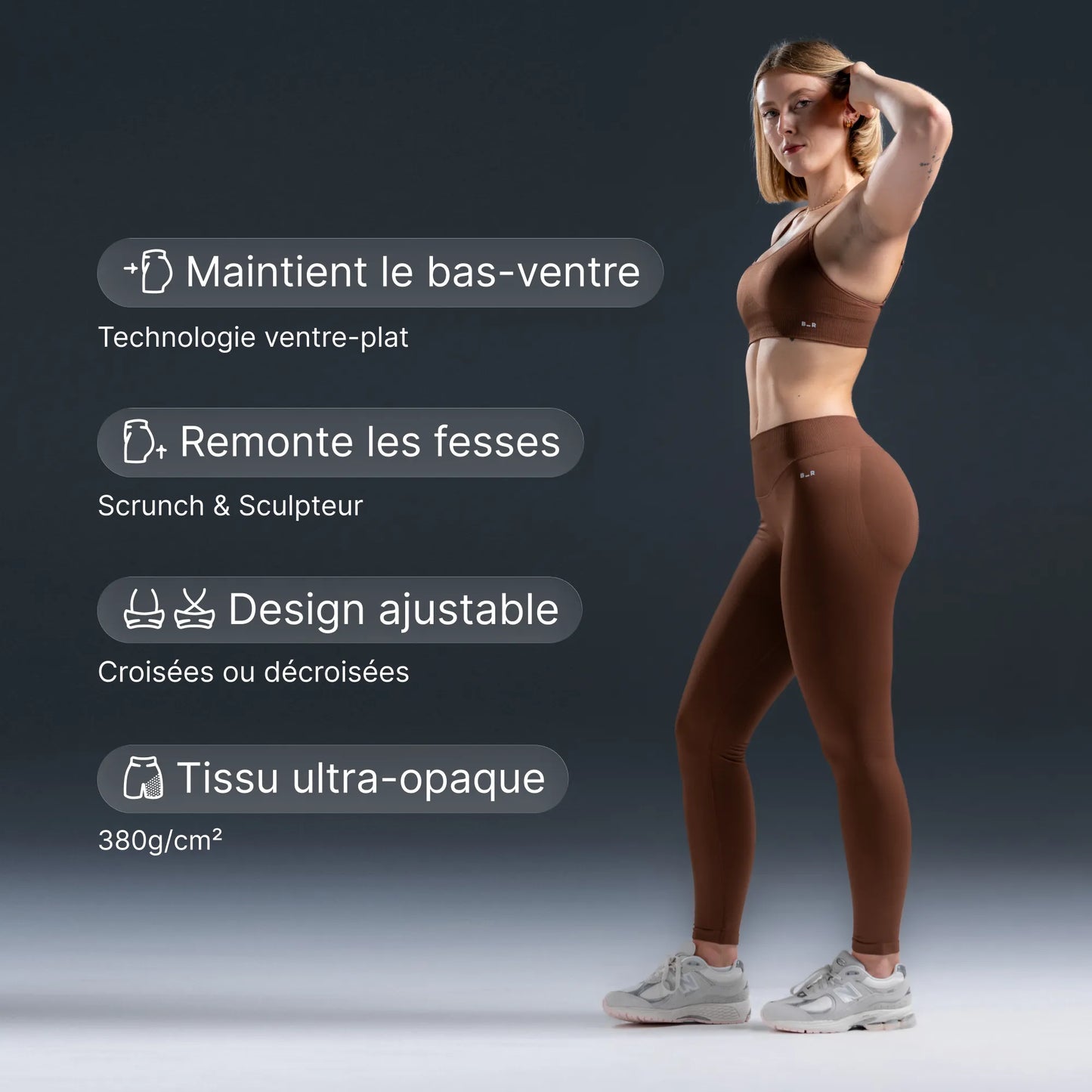 V2 Belly-Flat Set - Cocoa