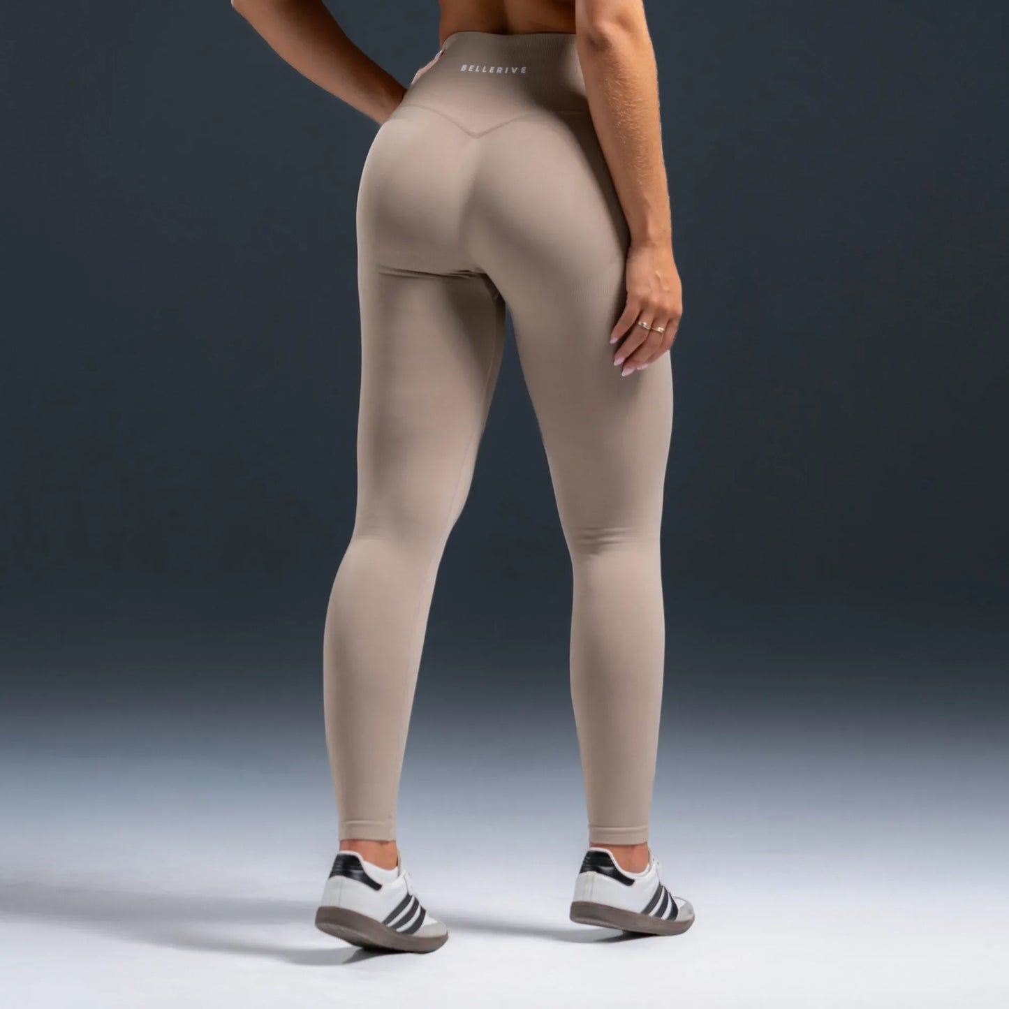 Scrunchless Legging - Latte