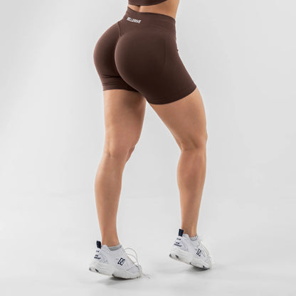Brown Tummy-Control Shorts
