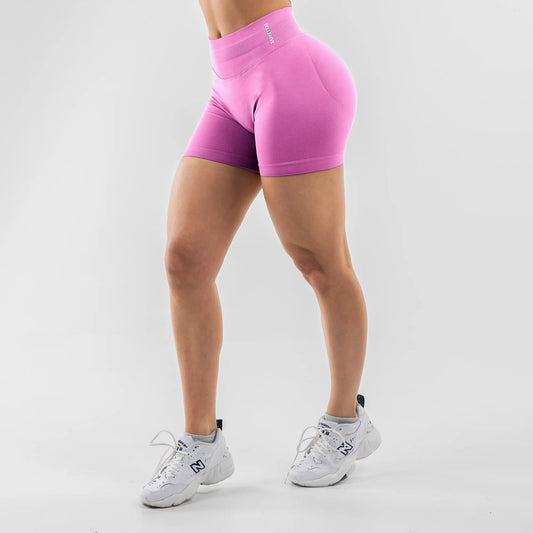 Pink Tummy-Control Shorts