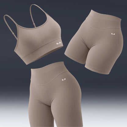 Belly-flat set v2 - Latte