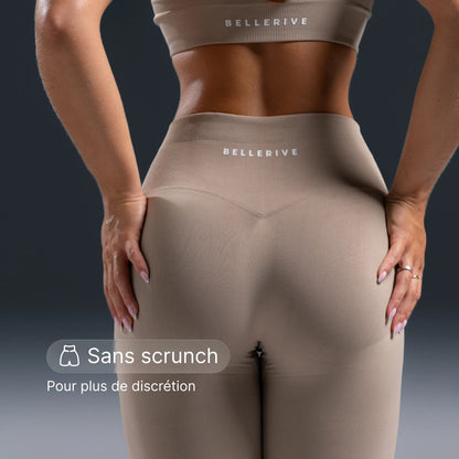 Scrunchless Legging - Latte