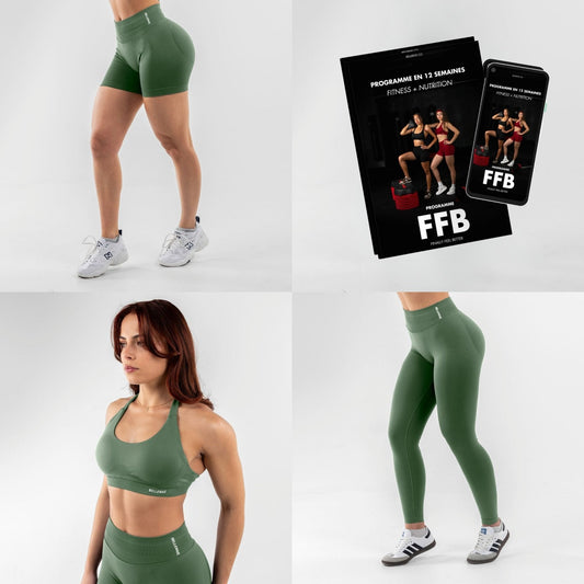 Tummy-flattening set - Green