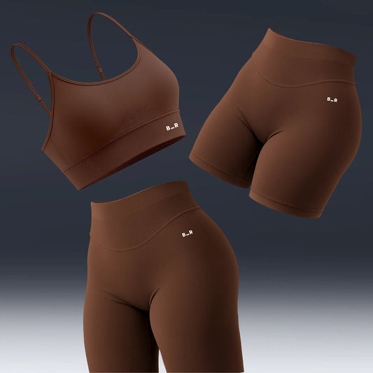 V2 Belly-Flat Set - Cocoa